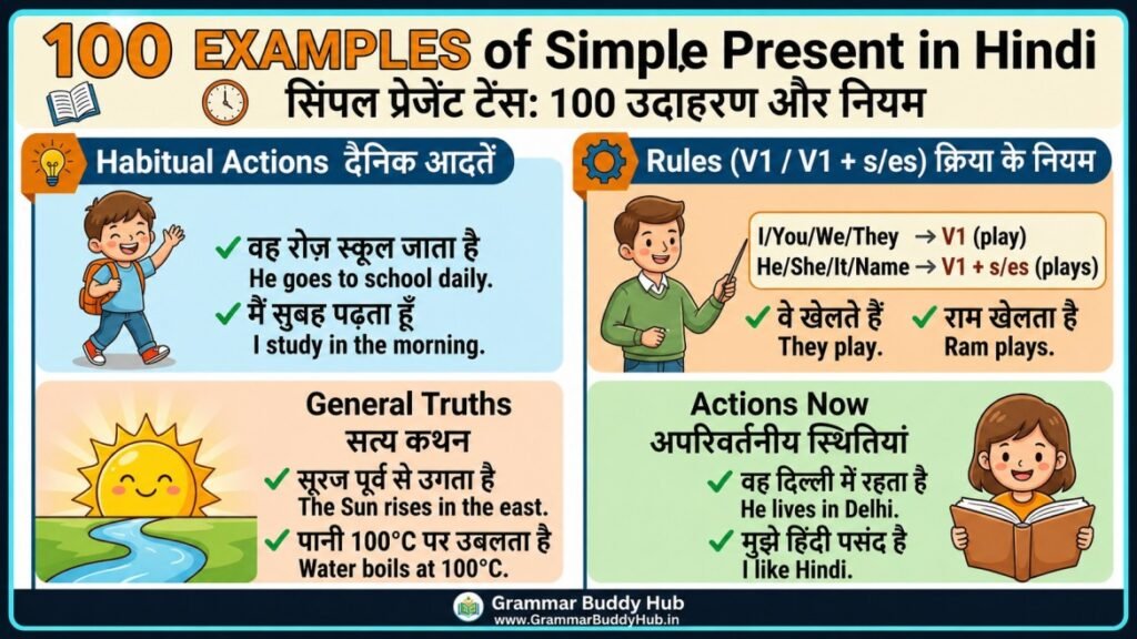 Present Continuous Tense in Hindi (100 Examples + Easy Rules) present_continuous_tense_in_hindi