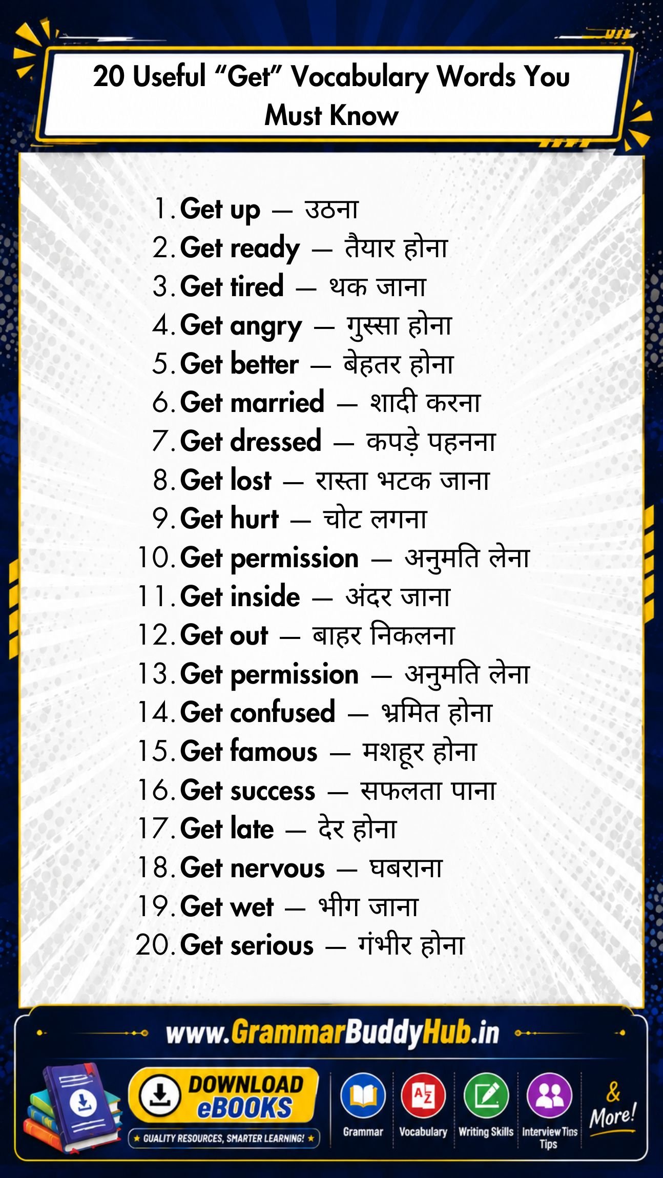 Get Vocabulary Words